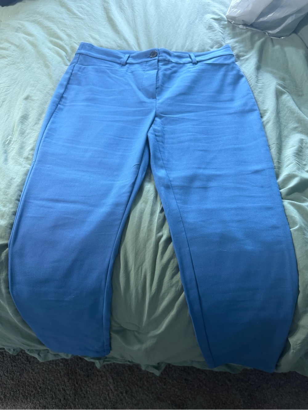 LOFT Bright Blue Straight-Leg Jeans